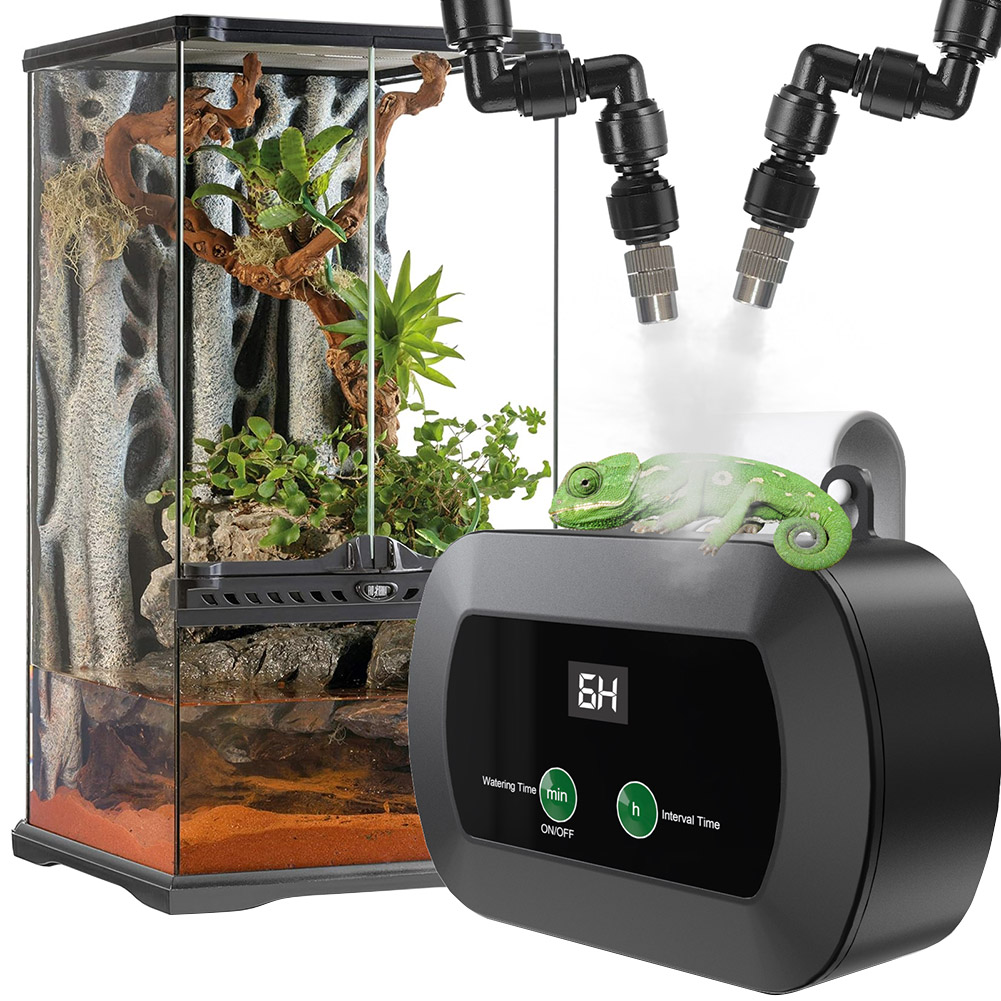 Automatic Reptile Mist Sprinkl - đánh giá và giá Terrarium Fogger Ultrasonic