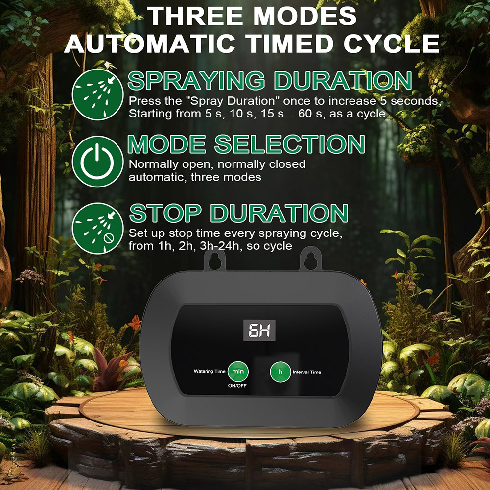 Automatic Reptile Mist Sprinkl - đánh giá và giá Terrarium Fogger Ultrasonic