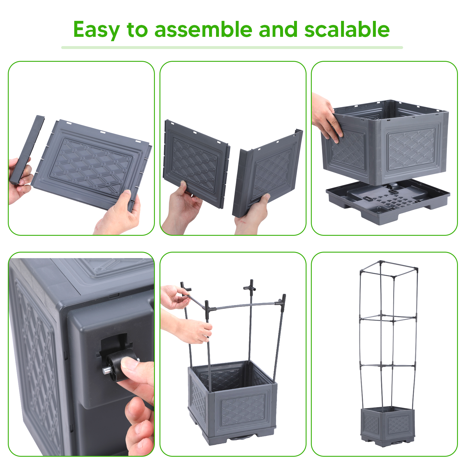Three-Layer Wheeled Climbing V - đánh giá và giá Vine Climbing Plastic