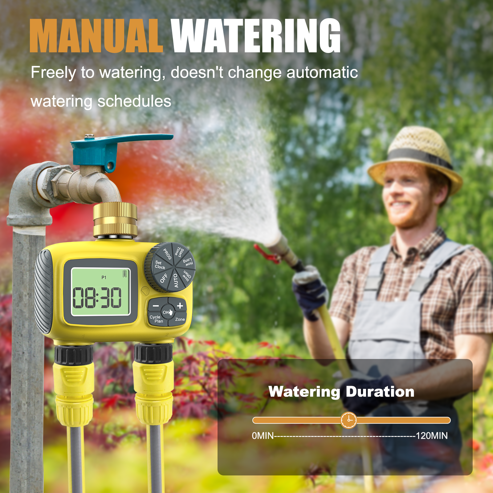Insoma Smart Water Timer Dual  - đánh giá và giá Timer Dual Outlet