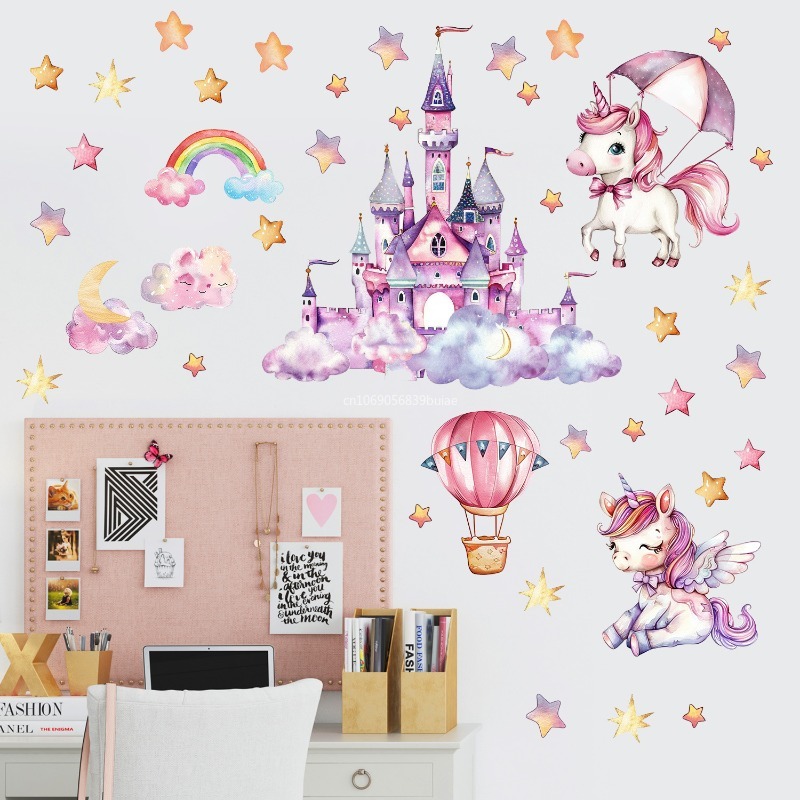 Unicorn Stars Luminous Wall St - đánh giá và giá Pvc Panel Background