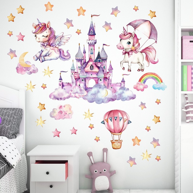 Unicorn Stars Luminous Wall St - đánh giá và giá Pvc Panel Background