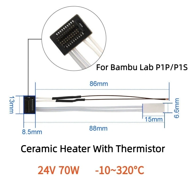 Dedicated 3D Printer Accessory - đánh giá và giá Ceramic Heat Emitter