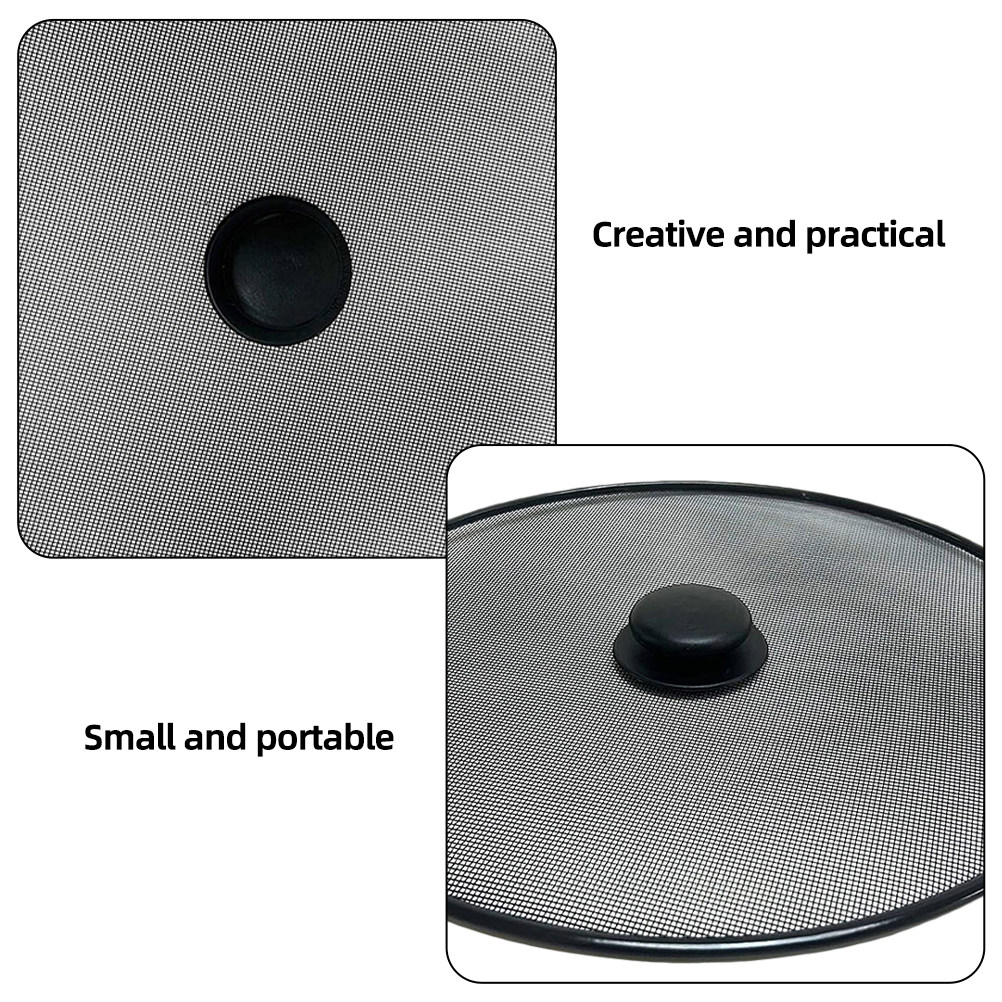 2Pcs Stainless Steel Splatter  - đánh giá và giá Screen Top Mesh
