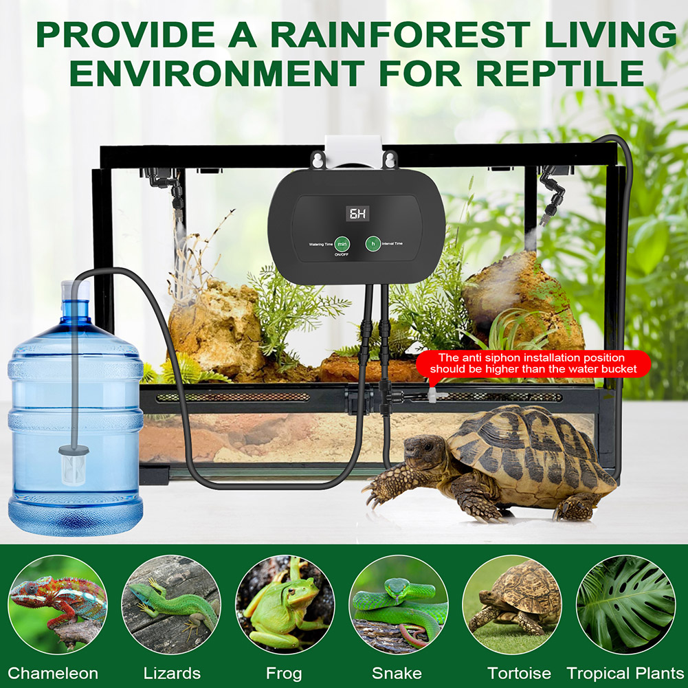 Intelligent Spray System Mist  - đánh giá và giá Terrarium Fogger Ultrasonic