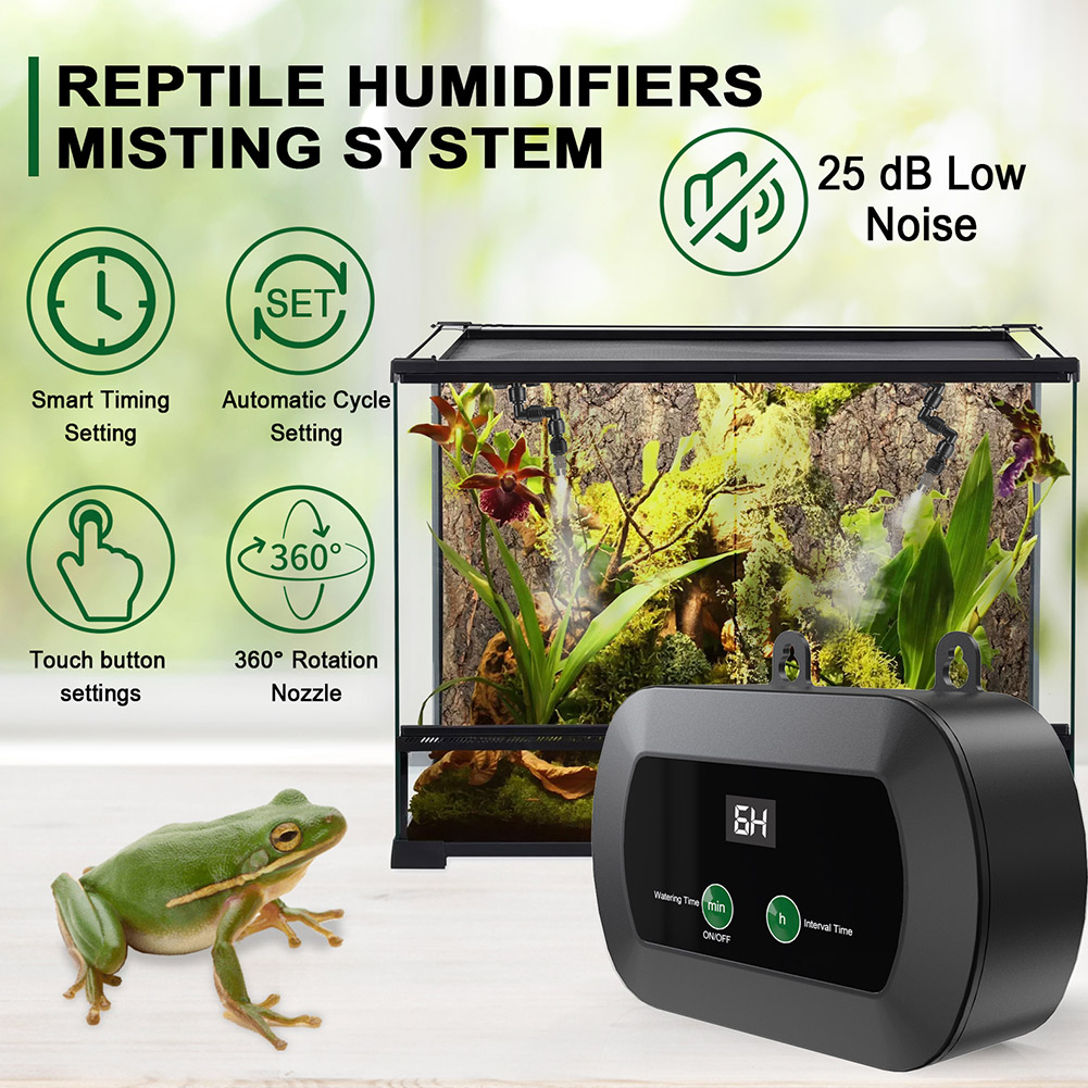 Intelligent Spray System Mist  - đánh giá và giá Terrarium Fogger Ultrasonic