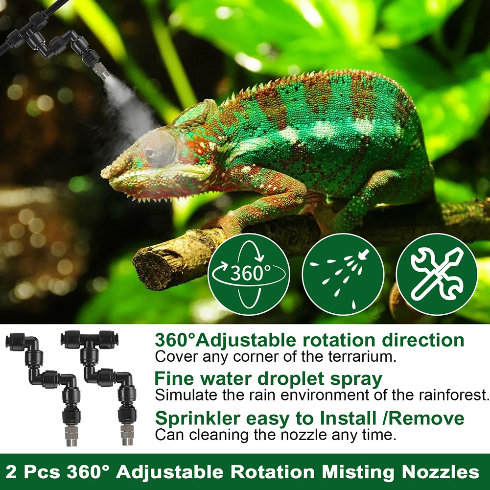Intelligent Spray System Mist  - đánh giá và giá Terrarium Fogger Ultrasonic