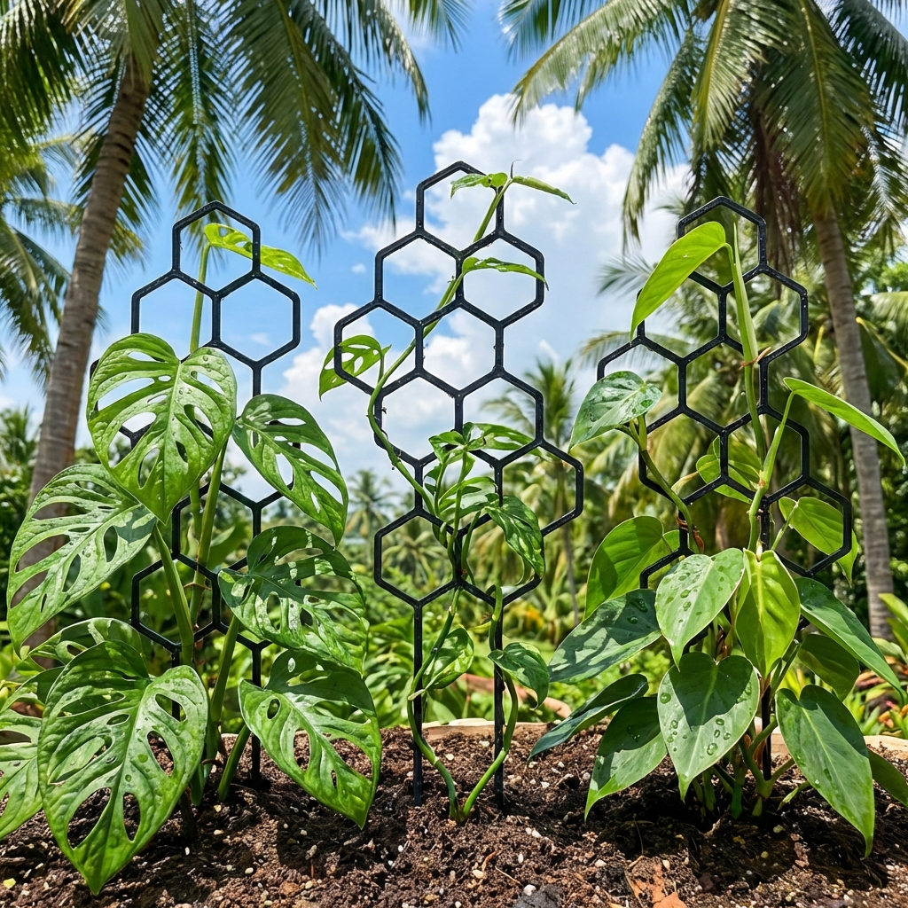 2pcsHoneycomb Design Plant Tre - đánh giá và giá Vine Climbing Plastic
