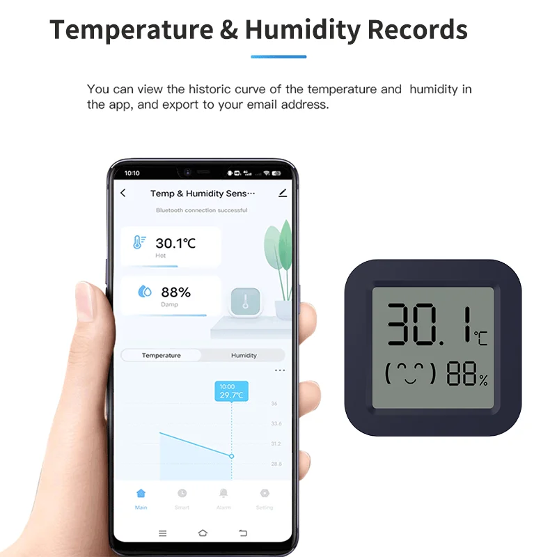 Mini Smart Thermometer Hygrome - đánh giá và giá Digital Hygrometer Probe
