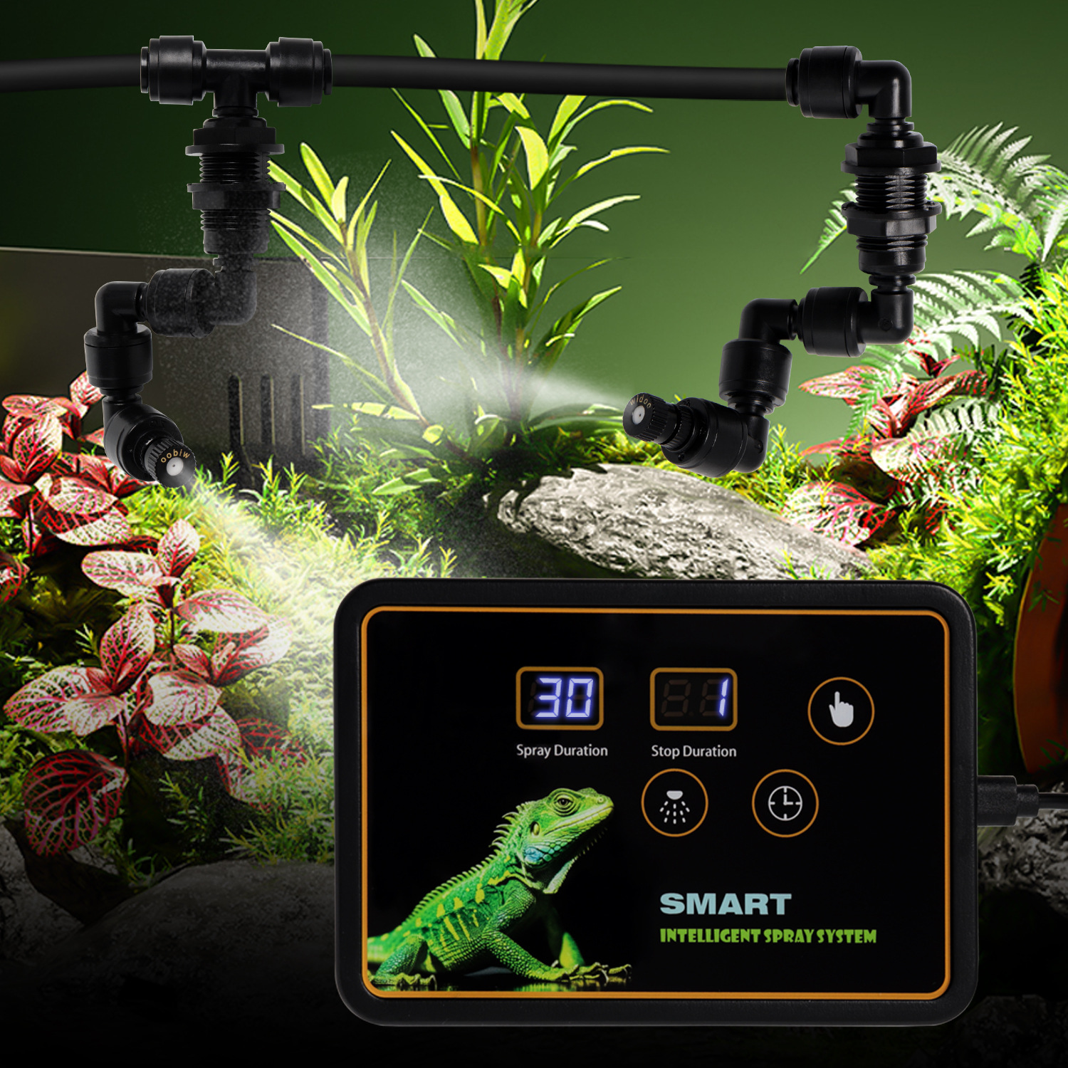 Automatic Reptile Spray System - đánh giá và giá Terrarium Fogger Ultrasonic