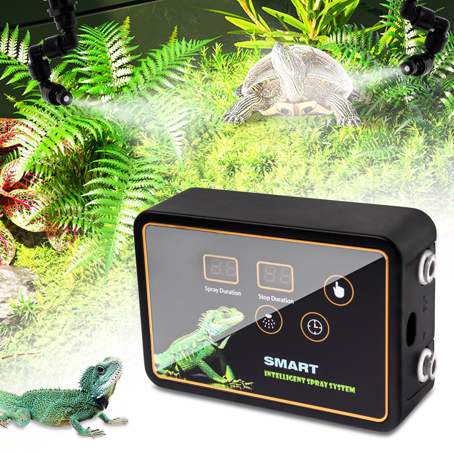 Automatic Reptile Spray System - đánh giá và giá Terrarium Fogger Ultrasonic