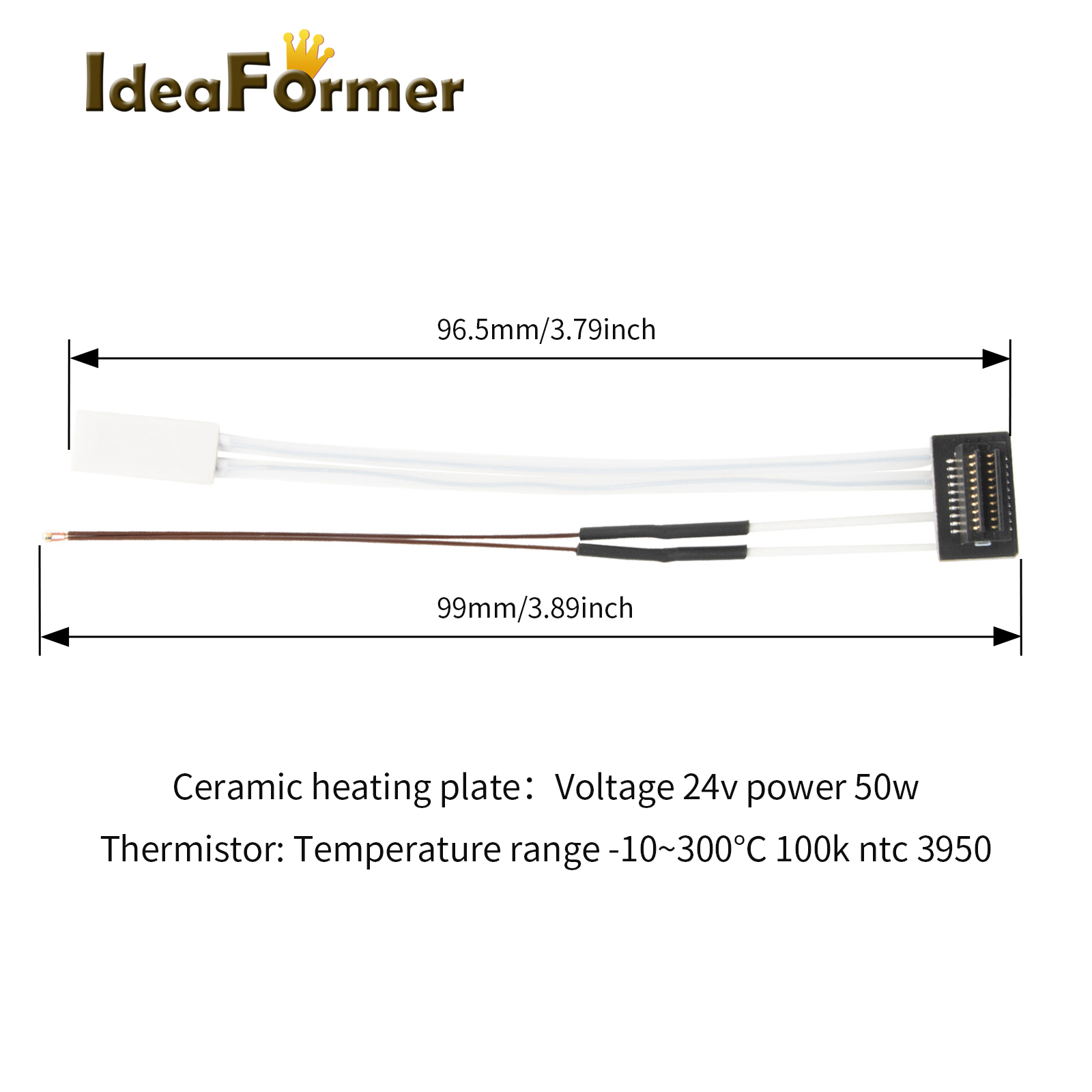 Thermistor For Bambu Lab P1P H - đánh giá và giá Ceramic Heat Emitter