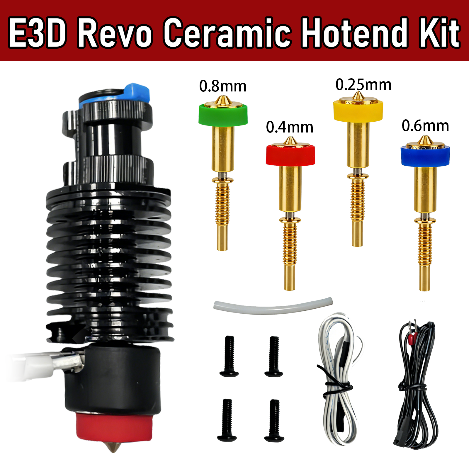 For E3D Revo Hotend Kit V6 Rad - đánh giá và giá Ceramic Heat Emitter